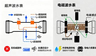 工业用水计量新标杆：超声波水表 vs. 电磁水表，谁更胜一筹